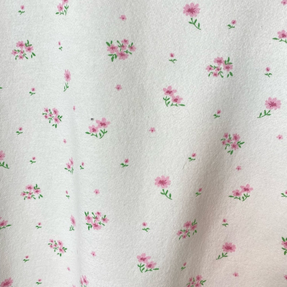 NWT Ocean Drive Floral Fleece Crewneck - Picture 2 of 3